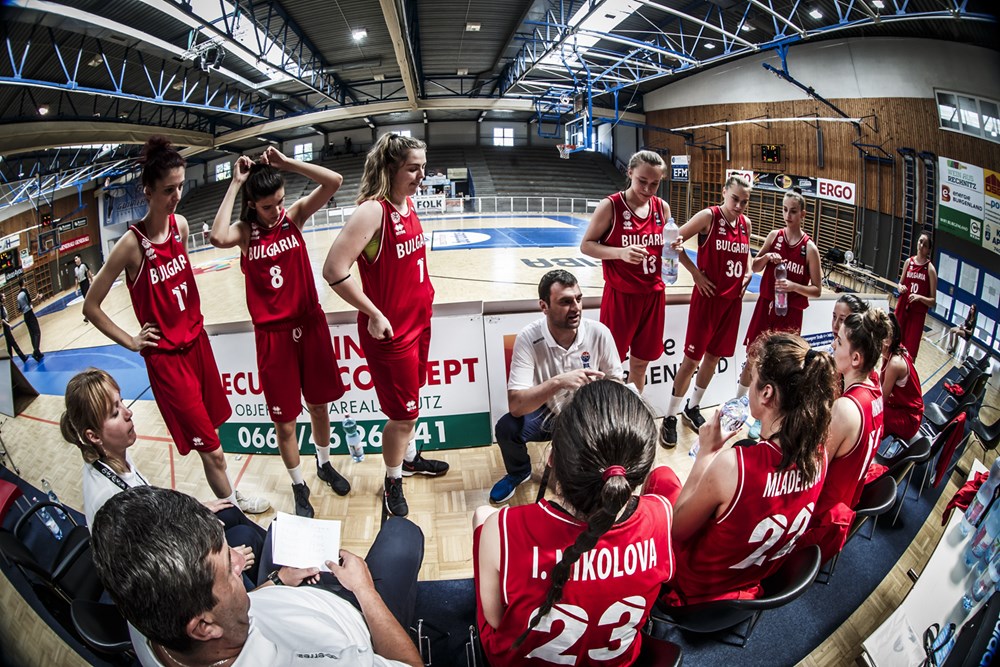 баскетбол - националки до 16 години на Европейско първенство в Австрия