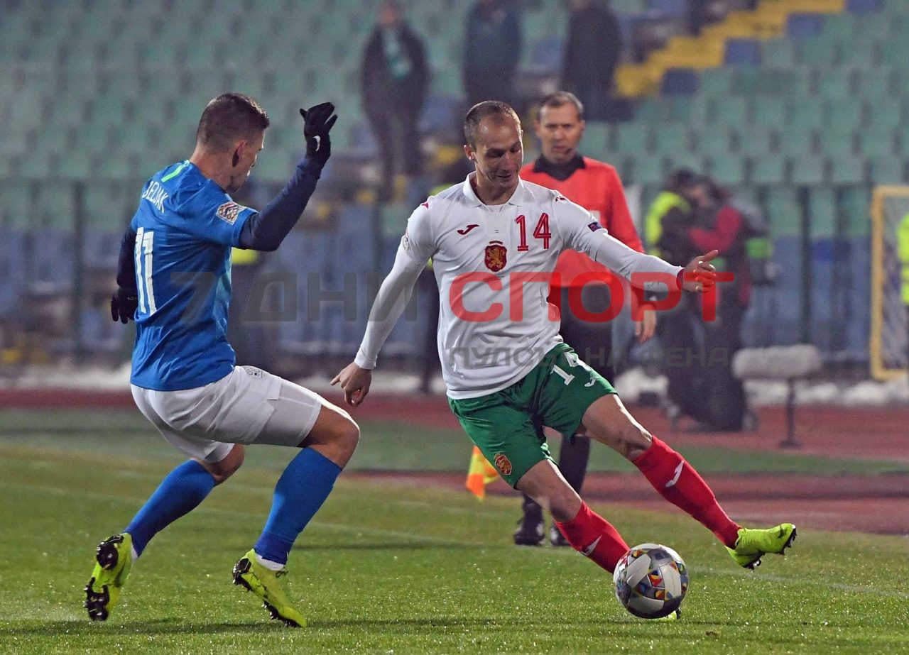 Антон Недялков България Словения Лига на Нацийте 18
