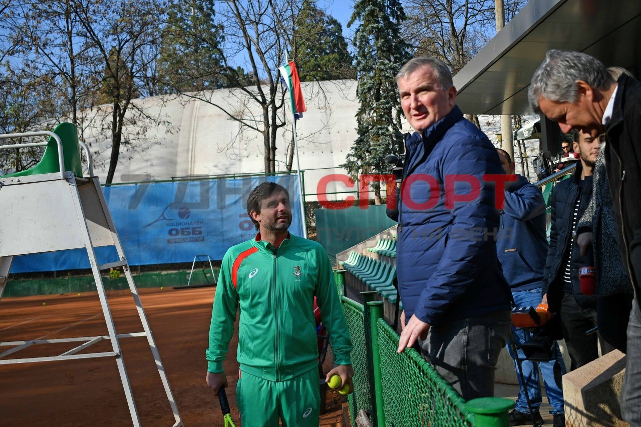 Горан Джокович гледа тренировка тенис национали жени 14